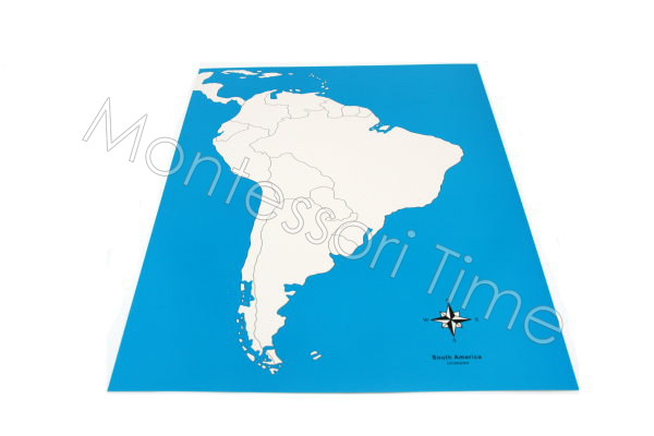 South America Control Map Unlabeled