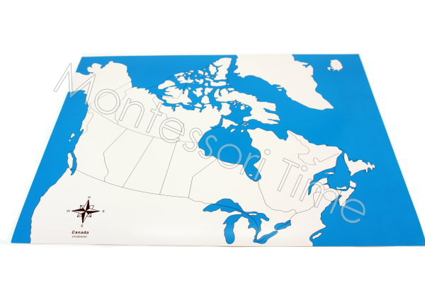 Canada Control Map Unlabeled
