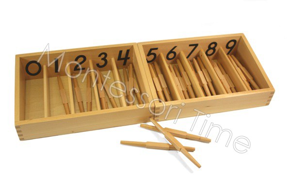 Spindle box with 45 spindles