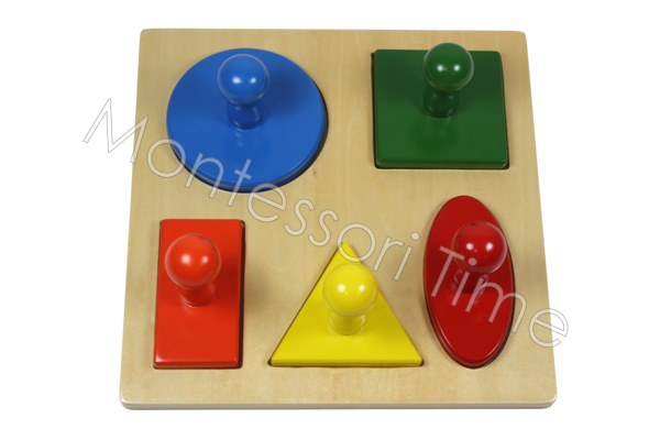 Jumbo Knob Shape Matching Board