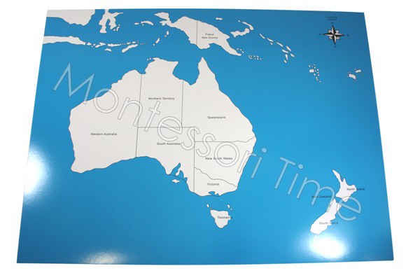 Australia Control Map Labeled