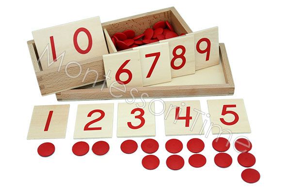 Number Card with Counters